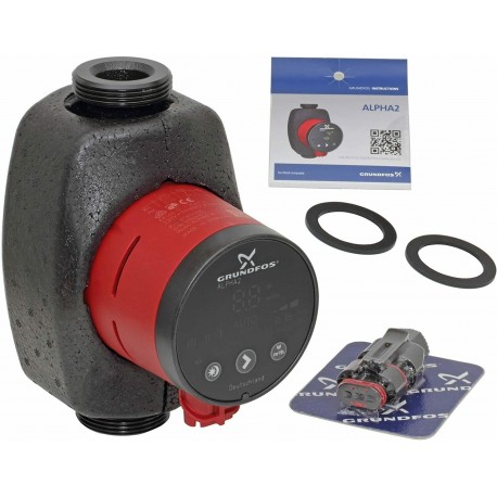 BOMBA DE AGUA CIRCULACION GRUNDFOS ALPHA 2 25 - 80 1X230V 180