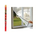 BURCASA 302622 Mosquitera Magnetica Ventana Desmontable Fibra de Vidrio Marron