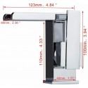 JTWEB Grifo Lavabo Led Cascada Mezclador Monomando Grifo Cromado con iluminacion
