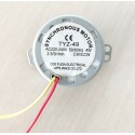 MOTOR SINCRONO TYZ-49 220-240V 4W CIXI FUDA 2.5/3 r/min SYNCHRONOUS MOTOR