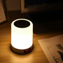 Altavoz Bluetooth con Luz Nocturna Sensor T&aacute;ctil L&aacute;mpara de Cabecera Port&aacute;til