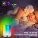Altavoz Bluetooth con Luz Nocturna Sensor T&aacute;ctil L&aacute;mpara de Cabecera Port&aacute;til