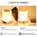 Altavoz Bluetooth con Luz Nocturna Sensor T&aacute;ctil L&aacute;mpara de Cabecera Port&aacute;til