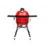 Kamado Joe® Clásico Joe I Barbacoa de carbón de cerámica en Rojo Fuego