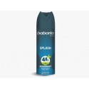 Babaria - 4 X Desodorante Spray Splash, Protege e Hidrata, Sin Aluminio