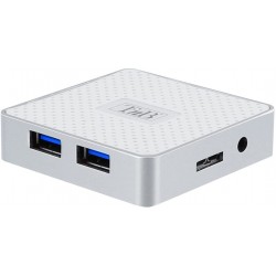 T'nB HUB4USB3 Nodo - Concentrador USB 3.0 (3.1 Gen 1) Type-A, 5000 Mbit/s