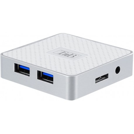 T'nB HUB4USB3 Nodo - Concentrador USB 3.0 (3.1 Gen 1) Type-A, 5000 Mbit/s