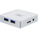 T'nB HUB4USB3 Nodo - Concentrador USB 3.0 (3.1 Gen 1) Type-A, 5000 Mbit/s