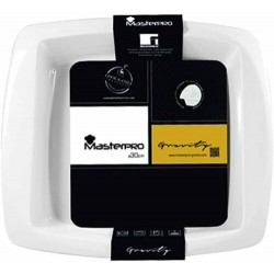 Fuente Cuadrada 30 cm Gres Cerámico Masterpro Gravity para Horno y Mesa